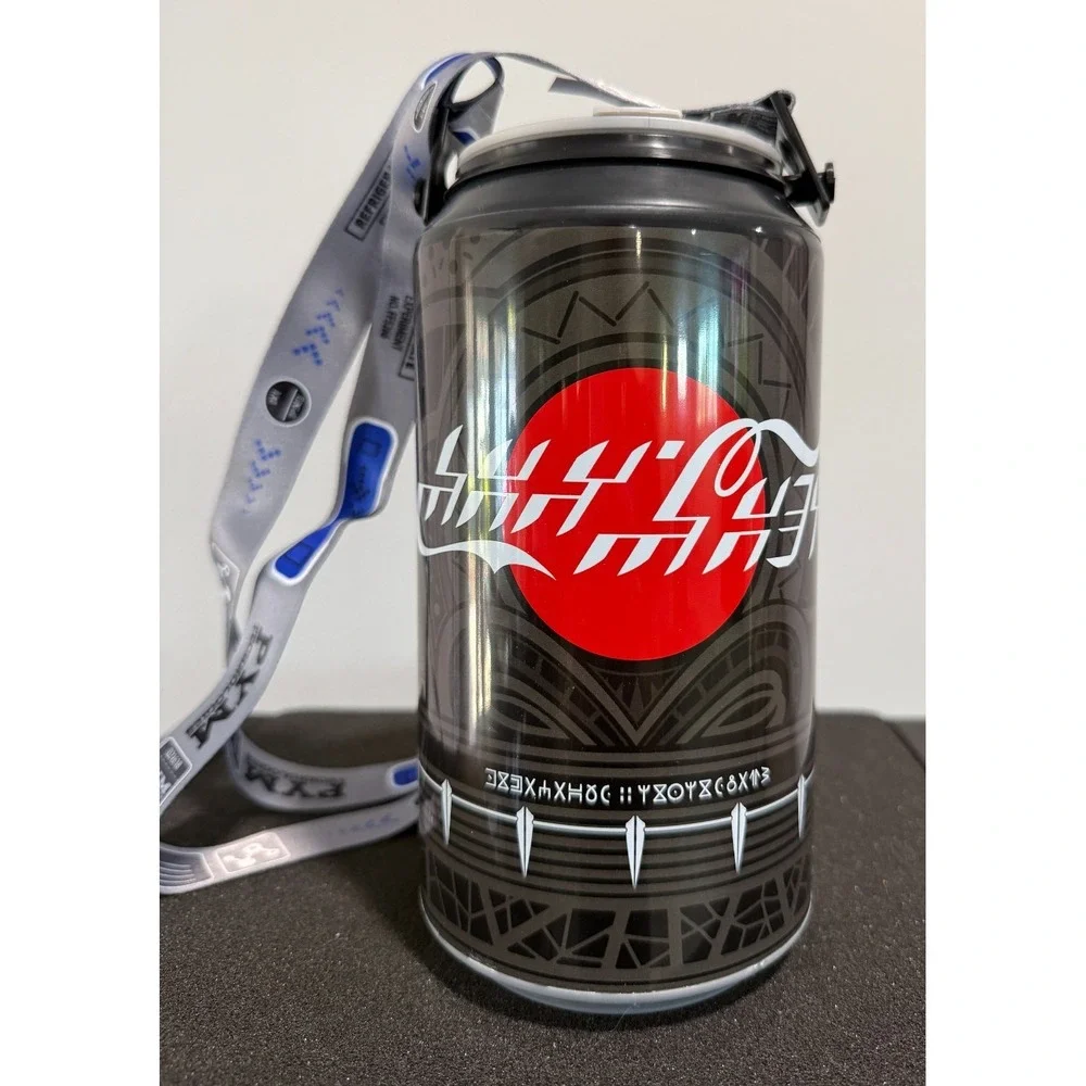 Disney Avengers Campus Black Panther Wakanda Coke Can Drink Sipper Large